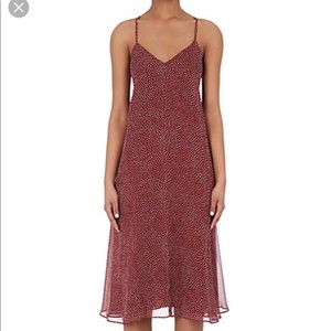 NWT Derek Lam 10 Crosby Dot-Print Silk Cami Dress